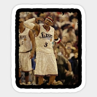 Allen Iverson vs New Orleans Hornets Sticker